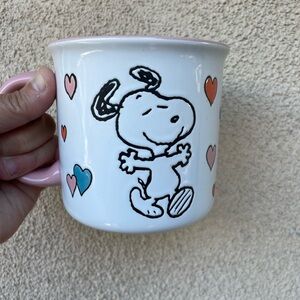SNOOPY LOVES HEARTS Coffee Mug  Cup Valentines Day 20oz